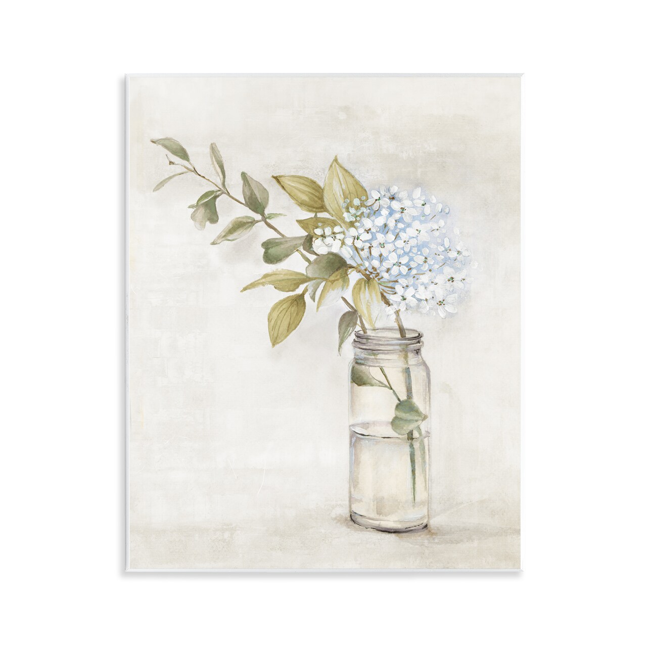 Stupell Industries Cottage Blooms in Jar Wall Plaque Art Design by Alex Black
